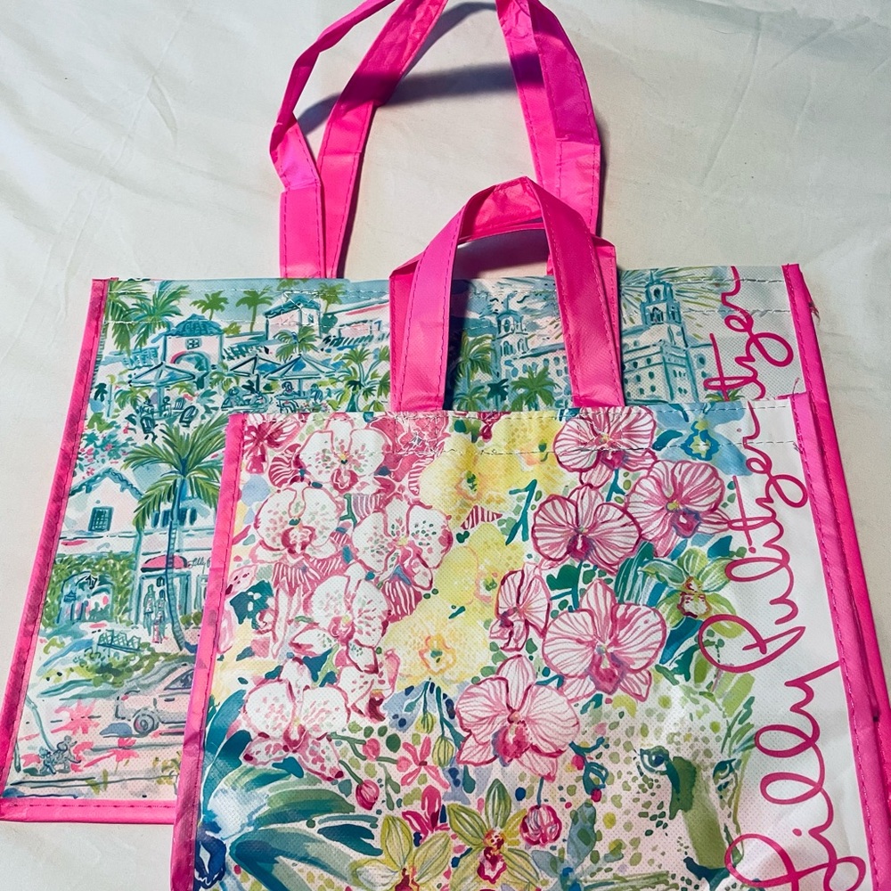 Two Lily Pulitzer Shopper Bags